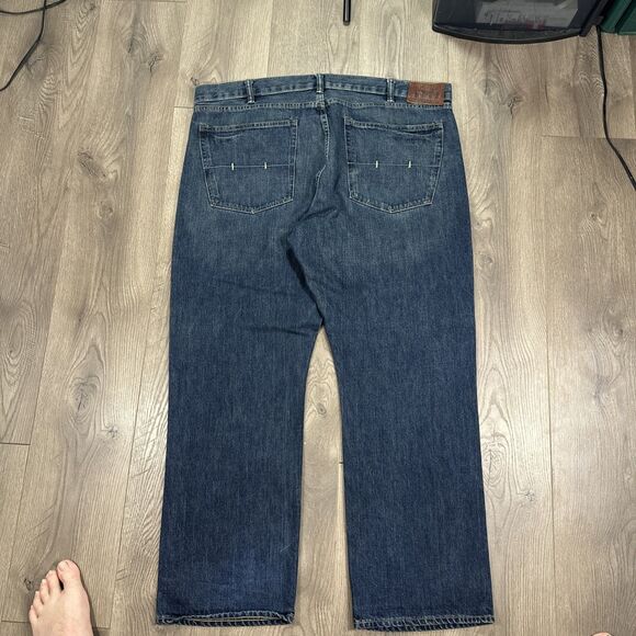 Polo Ralph Lauren Classic Fit 867 Blue Medium Wash Denim Jeans Size Men's 42x30 - Picture 5 of 8